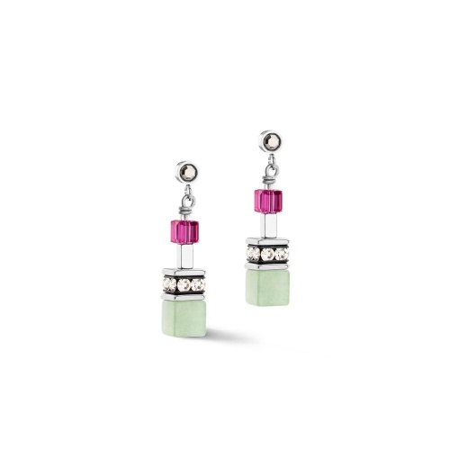 Пусеты Coeur de Lion Multicolour Gemstone, 4709/21-1561 фото 3