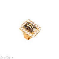 Кольцо Celeste G, с кристаллами Swarovski и ракушкой, CS26.1-1372 хрустальный