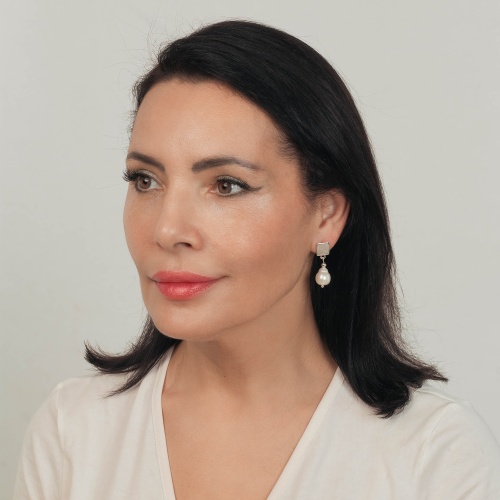 Серьги Fiore Luna PEARL, ACE22406-02 фото 2