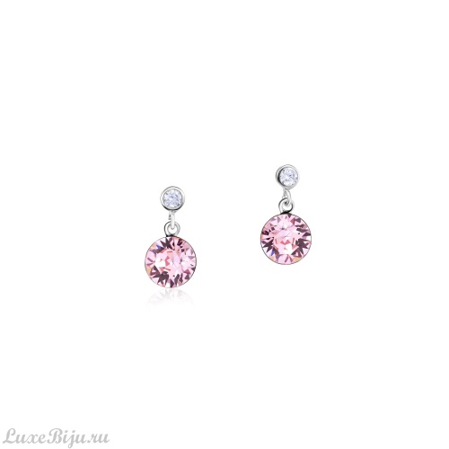 Серьги Coeur de Lion Light Rose 4951/21-1920
