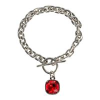 Браслет Tucco, Camila, с кристаллом, TC26.1-TMPU226-P красный
