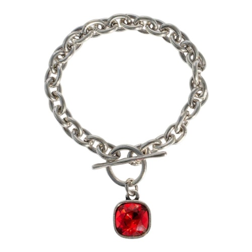 Браслет Tucco, Camila, с кристаллом, TC26.1-TMPU226-P красный