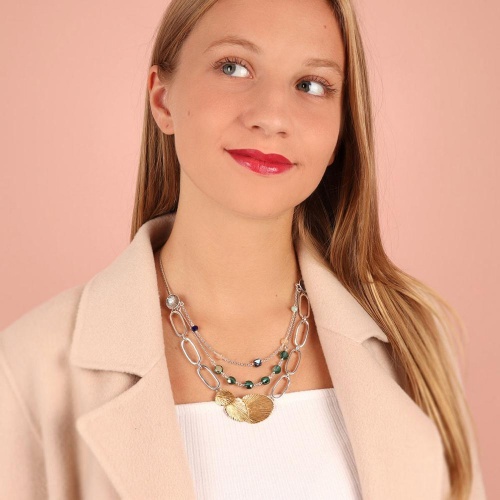 Колье TARATATA, Divine, со стеклянными бусинами, TT-W22-15105-204 золотистый фото 9