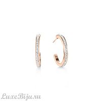 Серьги Coeur de Lion Crystal-Rosegold, 0139/21-1822