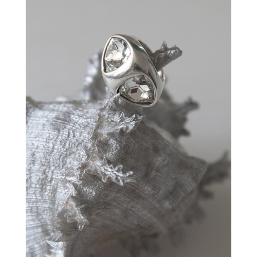 Кольцо Ciclon, Majestic, с кристаллами, CN-251500 хрустальный, 17 фото 3