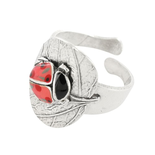 Кольцо TARATATA, Cox, разъемное, с цветной смолой, TT-T25-04403-103 красный фото 6