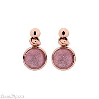 Серьги Qudo Caneva Big purpur 312770 R/RG