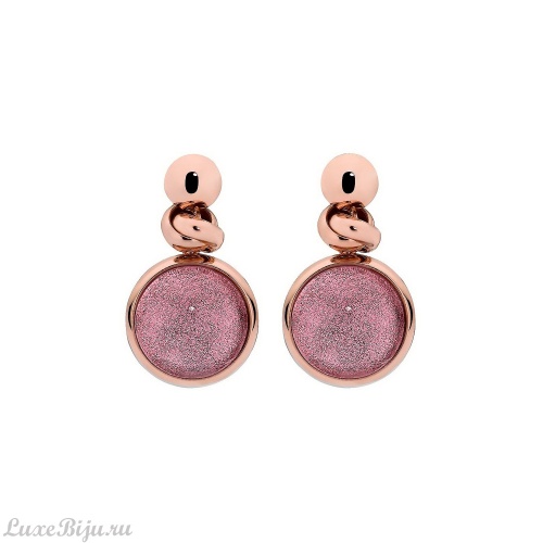 Серьги Qudo Caneva Big purpur 312770 R/RG