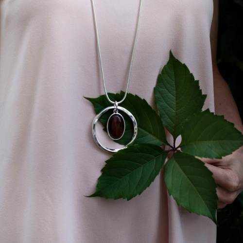 Колье Fiore Luna COFFE AGATE, LN5146 BR/S фото 4