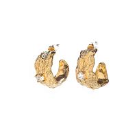 Серьги Dansk Copenhagen, Joy Waterproof, полукольца с фианитом, DNSK26.1-3W2601004 золотистый