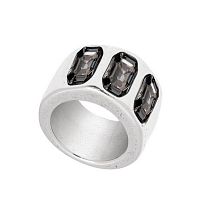 Кольцо VIDDA, Venice, с кристаллами Swarovski, VD22-01267 серый, 16,5