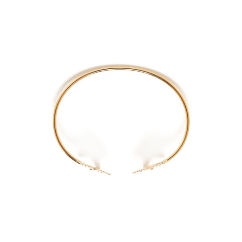 Браслет Franck Herval, Estrella, кафф, с кристаллами Swarovski, FH24.1-13-72594 золотистый фото 2