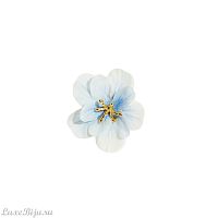 Кольцо Catherine Bijoux, Lotus flower, разъемное, с цветком, CB26.1-5705DG голубой