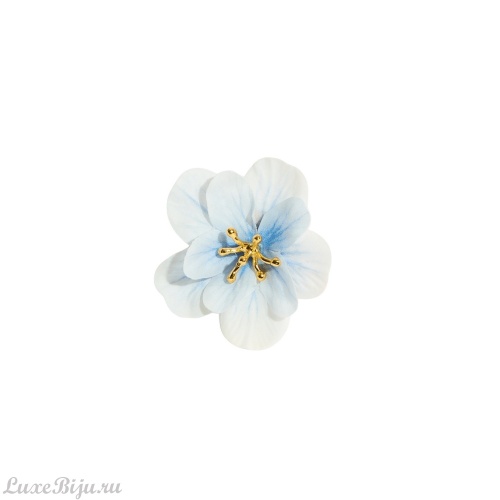Кольцо Catherine Bijoux, Lotus flower, разъемное, с цветком, CB26.1-5705DG голубой