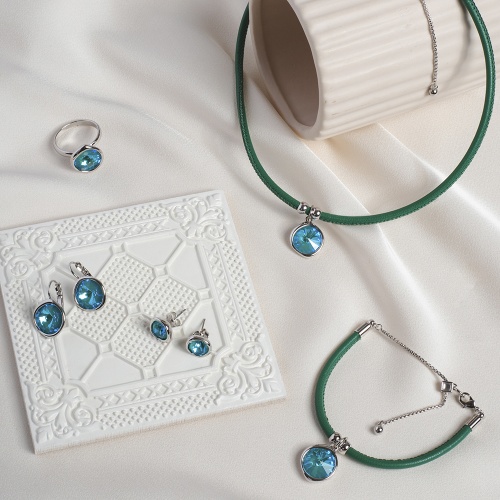 Серьги Fiore Luna Aquamarine, A1902.M22 BL/S фото 2