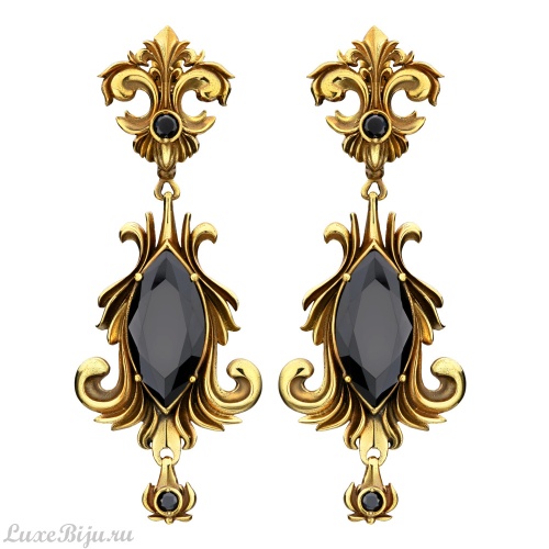 Серьги Fiore di Firenze OR190520 NERO