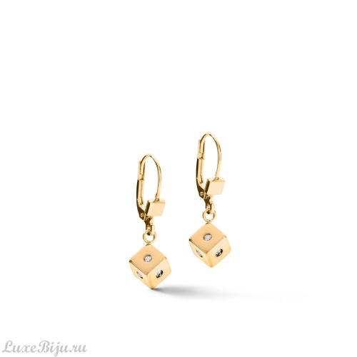 Серьги Coeur de Lion Light Blue-Gold 5080/20-0745