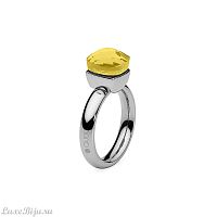 Кольцо Qudo Firenze citrine 17.8 мм 611693/17.8 BR/S