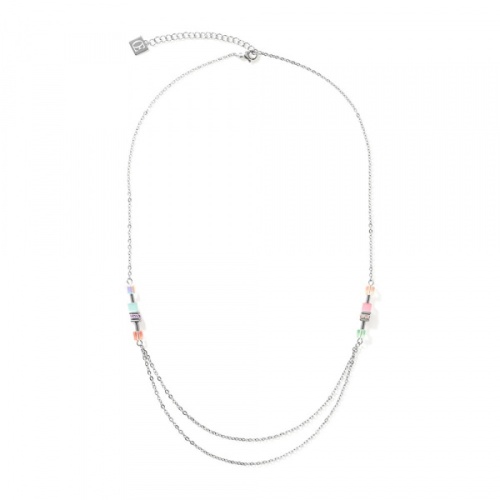 Колье Coeur de Lion Silver Multicolour-Pastel, *5064/10-1522 фото 2