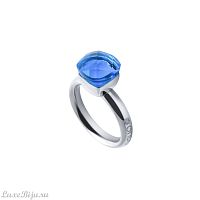 Кольцо Qudo Firenze Light Sapphire 16 мм 611003 BL/S
