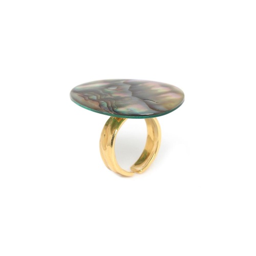 Кольцо Nature Bijoux, Giverny, разъемное, с гелиотисом, NB24.2-19-25262 серый фото 4