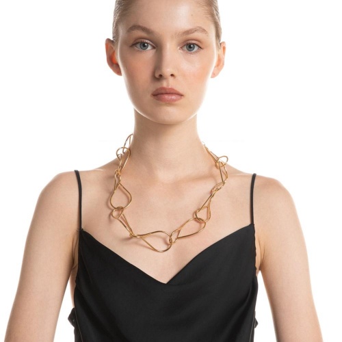 Колье Katerina Vassou, Circumpolar Star, с асимметричными звеньями, KV25.2-404746G золотистый фото 2