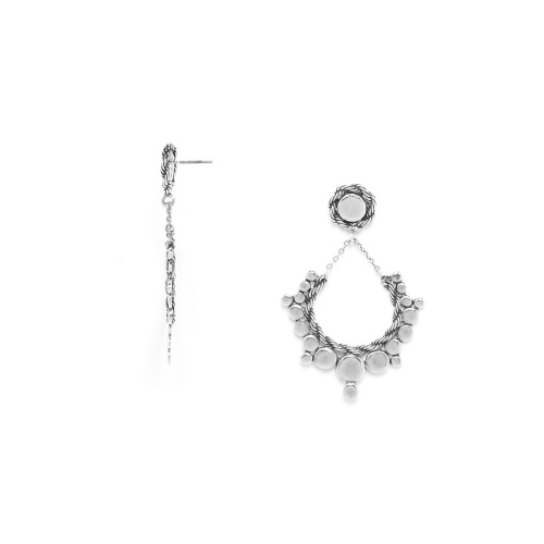 Серьги ORI TAO, Malaga, подвески с берберским узором, OT22.1-12-30231 серебристый фото 6