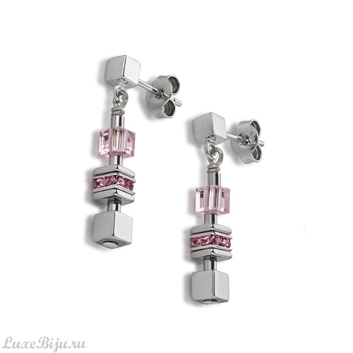 Серьги Coeur de Lion Rose 4857/21-1900