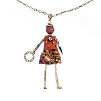 Подвеска Miamelie, кукла Шейлин, MiA-2602-CL7418 золотистый