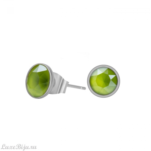 Пусеты Fiore Luna Crystal Lime SWE298 CLIM S