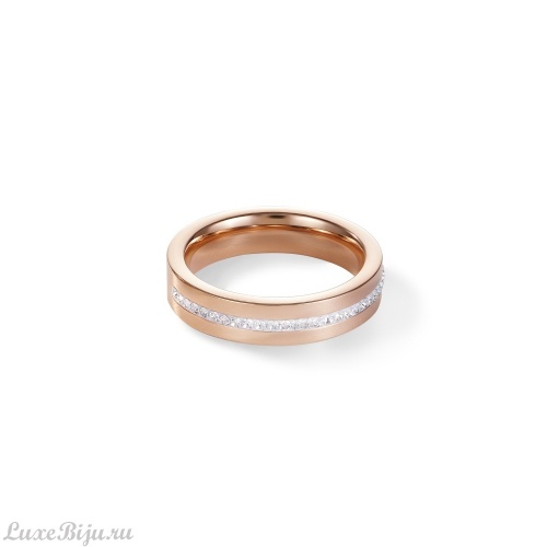 Кольцо Coeur de Lion Crystal-Rosegold 17.5 мм, 0226/40-1800 55