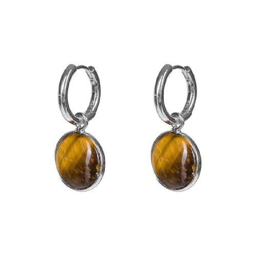 Серьги Fiore Luna TIGER EYE, LE1120 BR/S