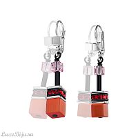 Серьги Coeur de Lion Red-Rose-beige 2838/20-0326