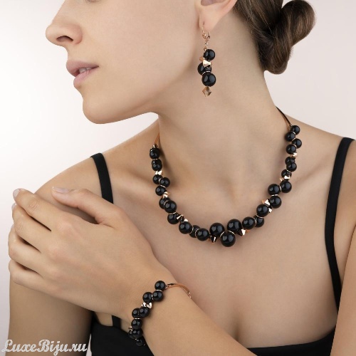 Серьги Coeur de Lion Black  4937/20-1300 фото 4