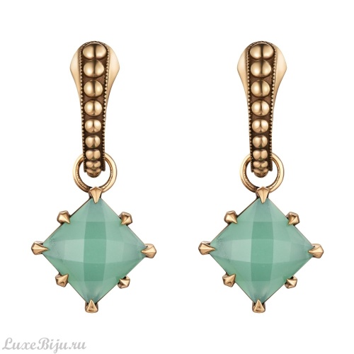 Серьги Fiore di Firenze OR0588 CRISOPRASIO