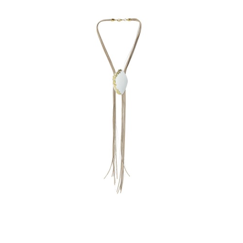 Колье Katerina Vassou, Fach, с геометрическим элементом, KV26.1-406031GWHITE белый