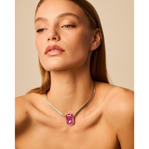 Колье VIDDA, Lily, с кристаллом Swarovski, VD25.1-02074 розовый, 60см фото 2