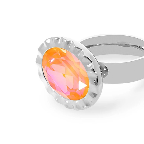 Кольцо Qudo TIVOLA UNICA big (S/P) Crystal orange ignite 58, 688422 фото 8