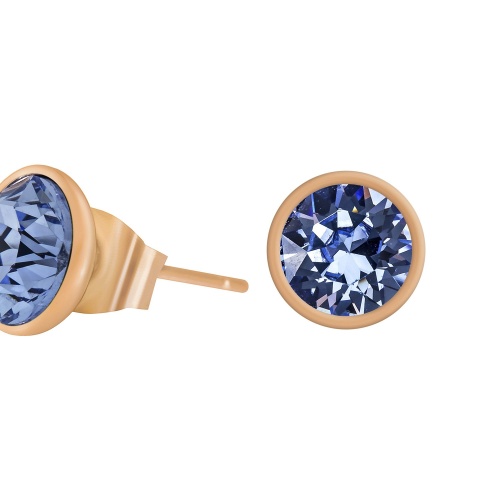 Пусеты Fiore Luna Light Saphire SWE298 LS RG фото 3