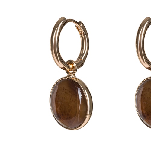 Серьги Fiore Luna COFFE AGATE, LE1117 BR/G фото 3