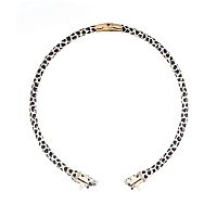 Колье Polina Firenze, гривна, жираф с кристаллами и эмалью, PF26.1-CL4348 бежевый