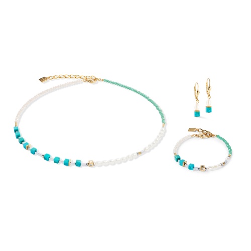 Серьги Coeur de Lion Turquoise-Green, 1126/20-0605 фото 10