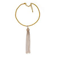 Колье Celeste G, кристалл Swarovski, жемчуг, фианиты, CS26.1-1715 золотистый