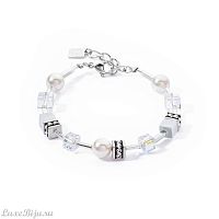 Браслет Coeur de Lion White-Silver, 4081/30-1417