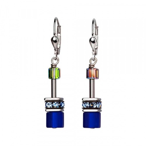 Серьги Coeur de Lion Blue-Grey, 4014/20-0712 фото 4