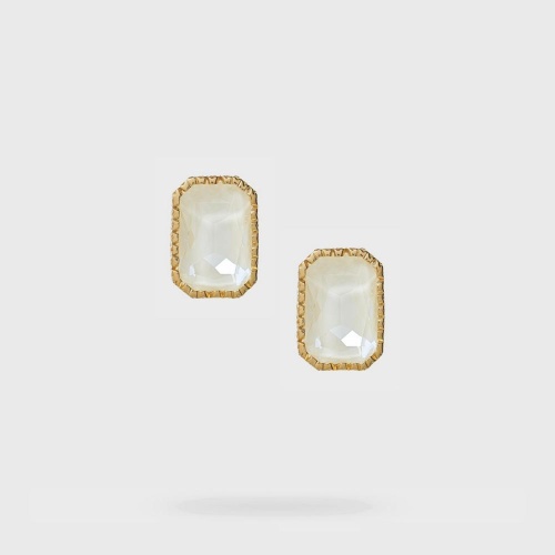 Серьги Katerina Vassou, Egress, с кристаллом, KV24.2-401521GLINEN белый