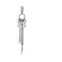 Серьги Lanzerotti, Gelido, с жемчугом и цепями, LZ-25.02-059 серебристый