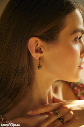 Серьги пусеты Fiore di Firenze OR2104 CRYSTAL фото 10