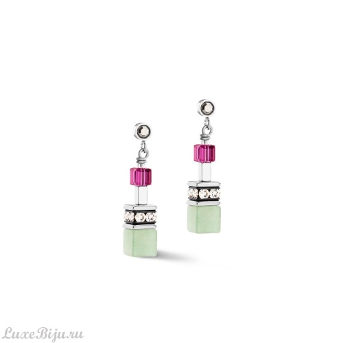 Пусеты Coeur de Lion Multicolour Gemstone, 4709/21-1561