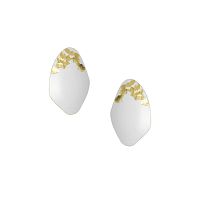 Серьги Katerina Vassou, Tenor, с геометрическим элементом, KV26.1-406049GWHITE белый